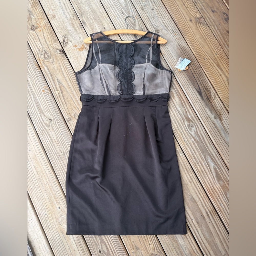 London Black Sheer Dress